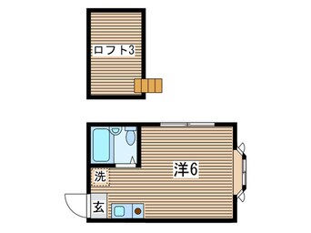 間取図 アドバンス国立  第２