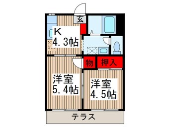 間取図 関口グリーンハイツB