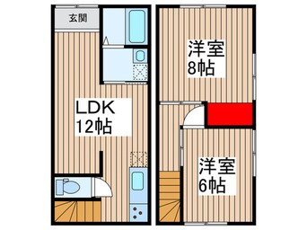 間取図 京島一丁目貸家