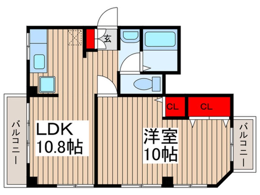 間取図 第一中央マンション