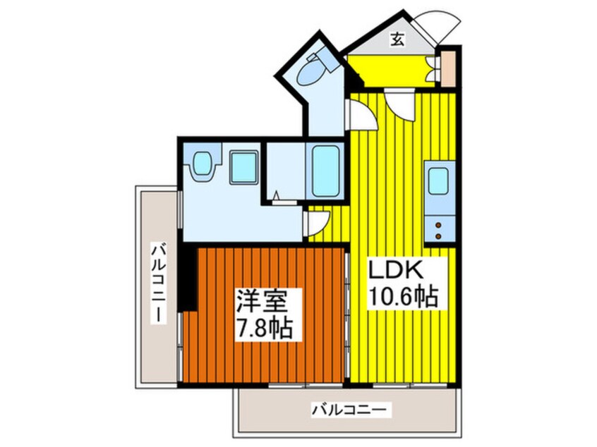 間取図 川口ﾌｧﾐﾘｰﾏﾝｼｮﾝ（913）