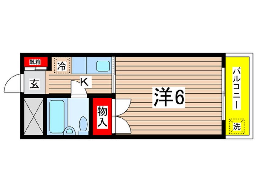 間取図 エステート若葉台