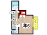 エスペランサ 1Kの間取り
