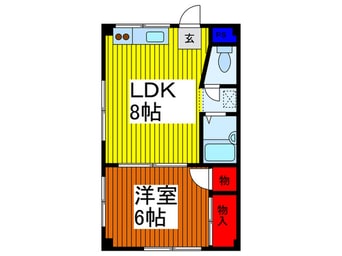 間取図 アサヒメゾン