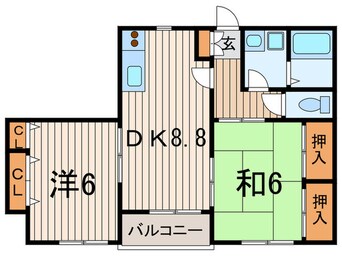 間取図 メゾンアゼリア