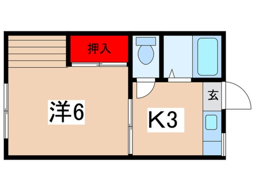 間取図 石垣アパート第二