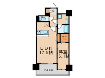 間取図 パークフラッツ日本橋馬喰町