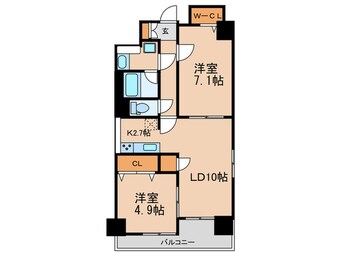 間取図 パークフラッツ日本橋馬喰町