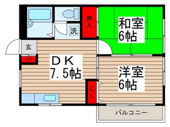 間取図 エスペランサＡ