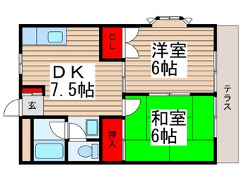 間取図 エスペランサＡ