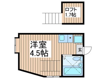 間取図 コーポＭ２