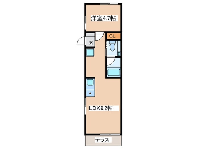間取り図 クリフビレッジZ棟