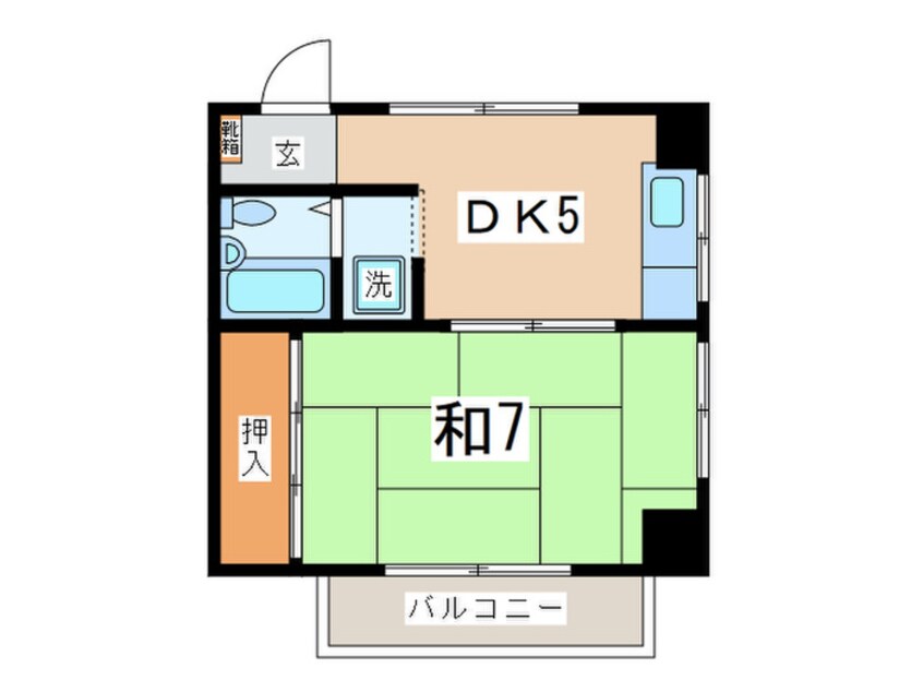 間取図 アドバンス岸根公園