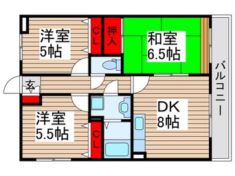 間取図 グレーシャス市川