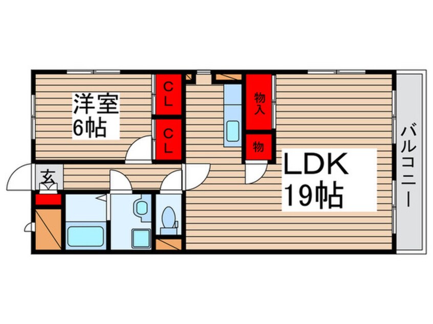 間取図 グレーシャス市川