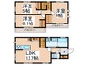 仮）小川町1丁目戸建賃貸住宅3号 3LDKの間取り