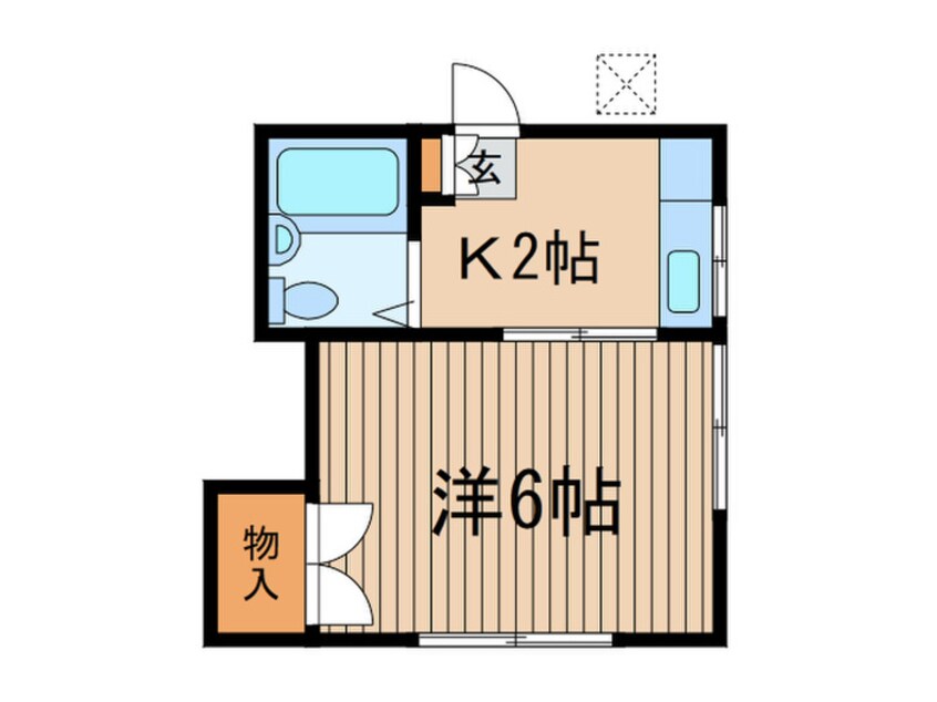 間取図 コーポ宮崎