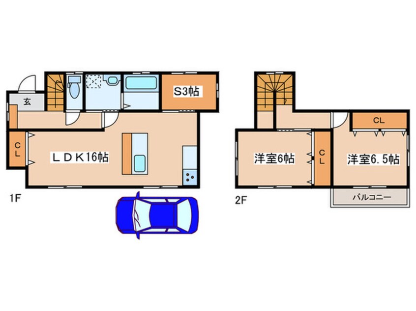 間取図 ＥＸＣＥＬＳＩＯＲ鴨宮