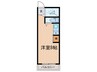 ミドリハイツ２ 1Rの間取り