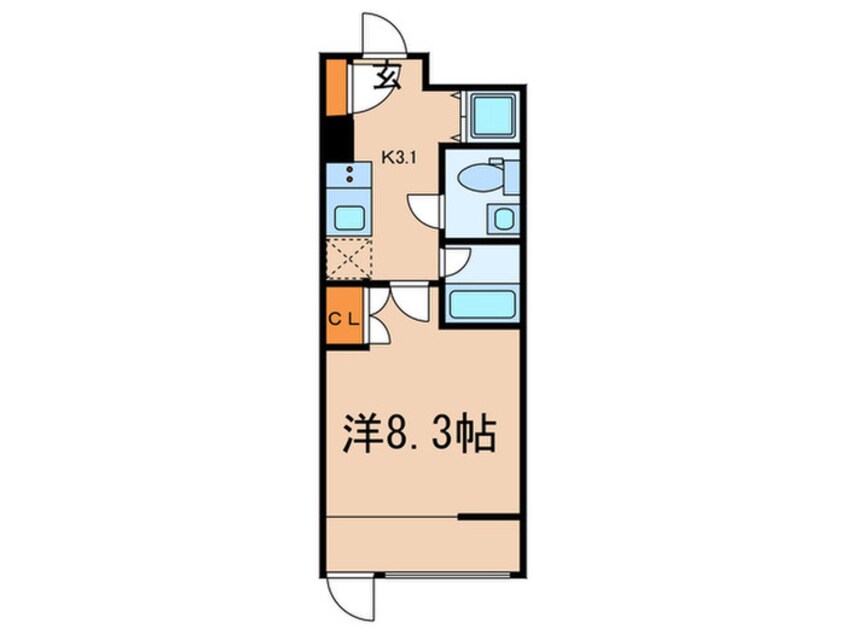 間取図 HTピア赤坂