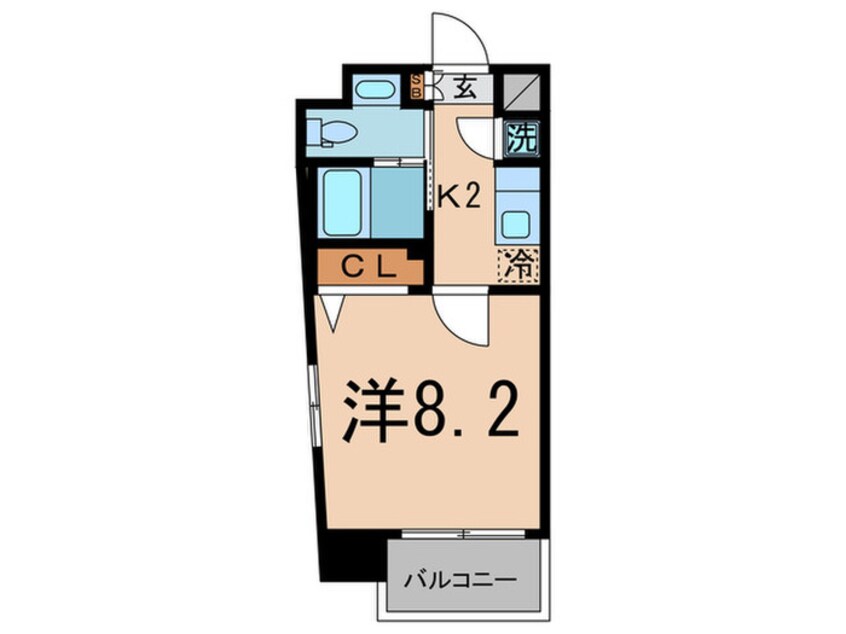 間取図 メイクスデザイン南青山（1204）