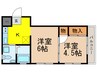 PLENDY東砂 2Kの間取り