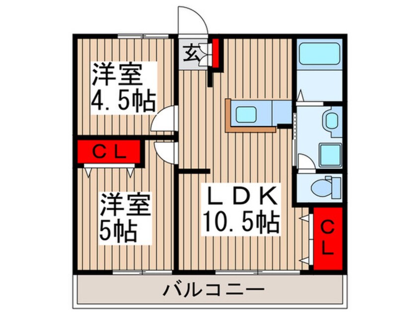 間取図 ハッピーライフ松原