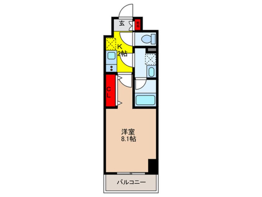 間取図 QUALITAS浅草