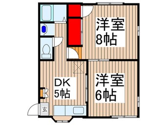 間取図 サンリバ－Ｋ