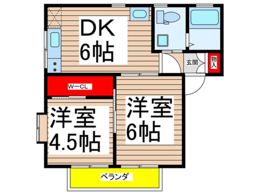 間取図 フロイデ上原Ⅱ