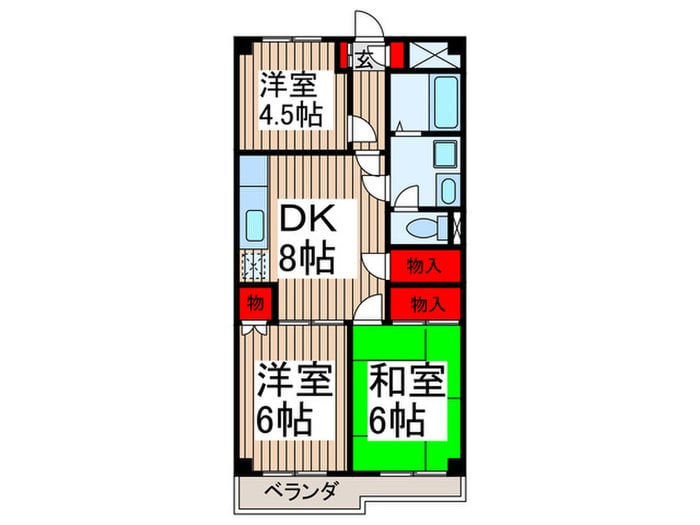 間取り図 インペリアル本丸