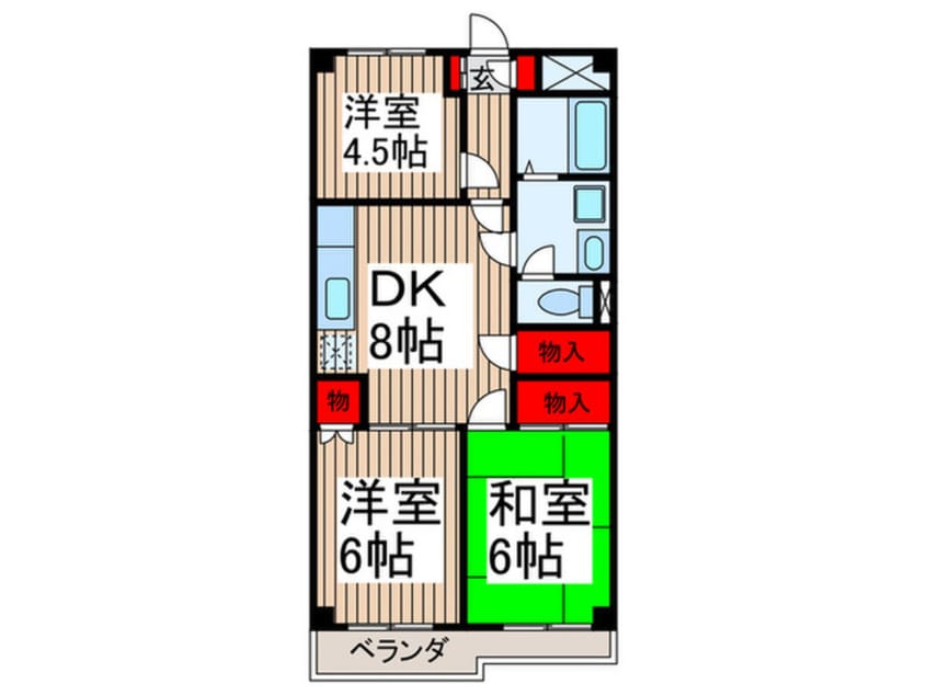 間取図 インペリアル本丸