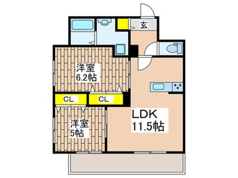 間取図 Pace Fujisawa