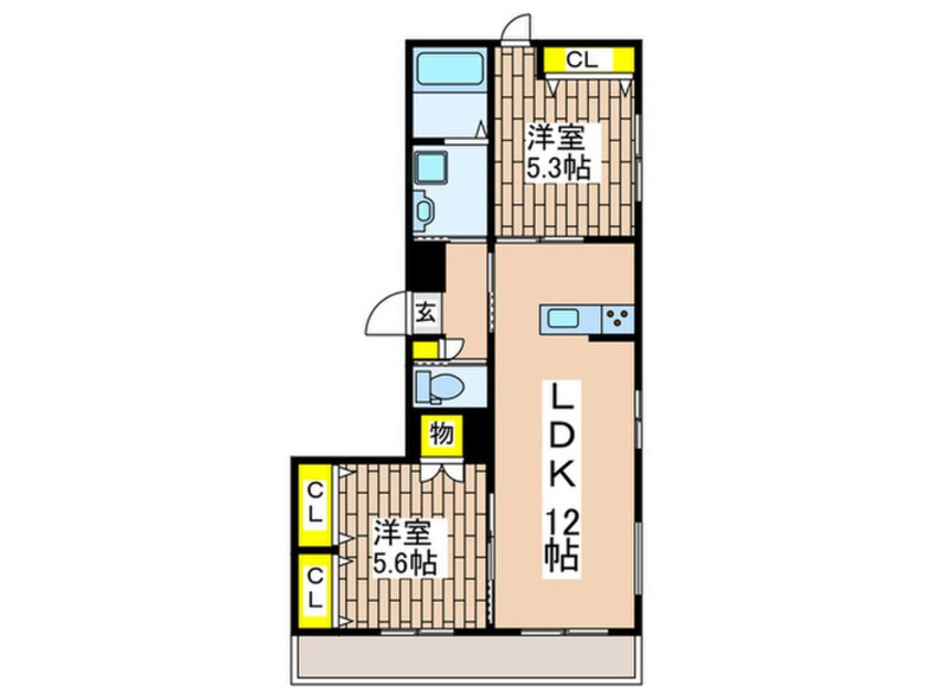 間取図 Pace Fujisawa