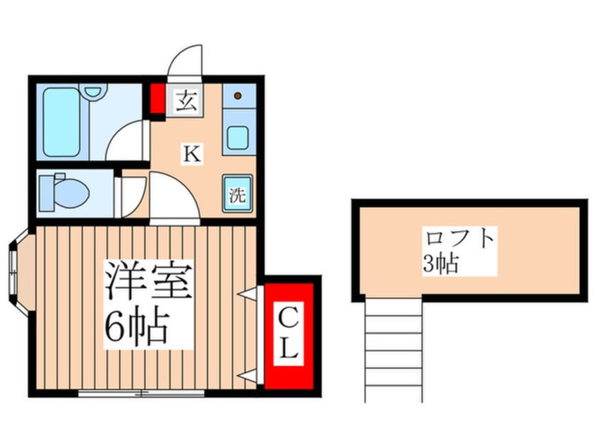 間取図 白井コーポ
