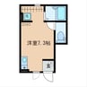 Kewel蓮沼 1Rの間取り