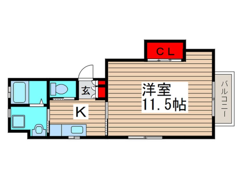 間取図 船橋オリーブ