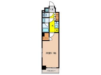 間取図 ﾊﾟﾚｽﾃｭﾃﾞｨｵ白金高輪（311）