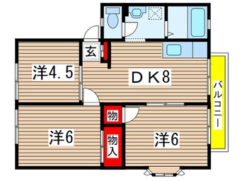 間取図 ルミエールＡ