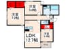 セレスティア瑞江Ⅰ 3LDKの間取り