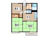 サンハイツＡ 3Kの間取り