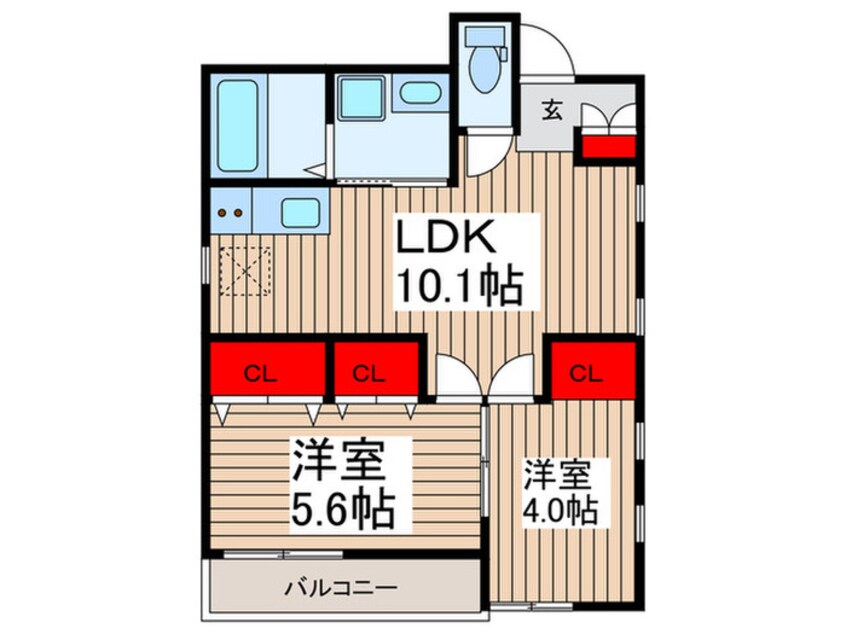 間取図 maison de liberte Ⅱ