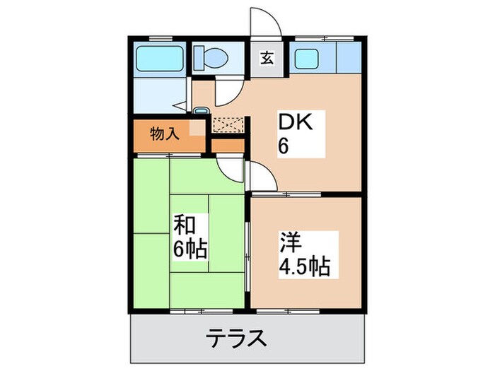 間取り図 ニュ－サンハイツ