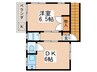 小川荘 1DKの間取り