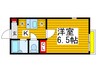 クラシエ 1Kの間取り