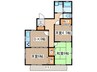 程島コーポ 3DKの間取り