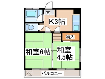 間取図 草村ハイツ