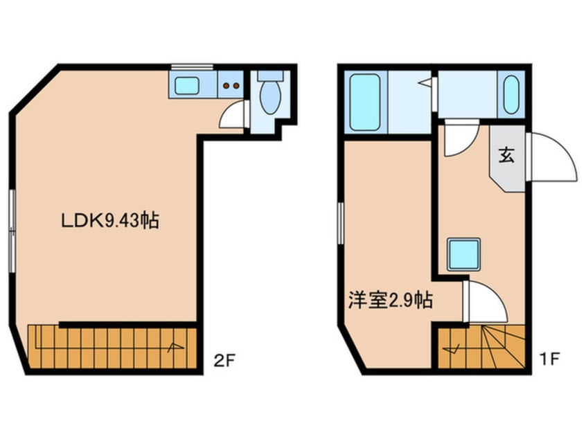 間取図 プラティ－ク滝野川トレンド