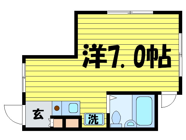 間取り図 サンドエル四ッ谷