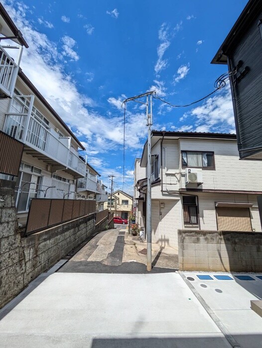 室内からの展望 Wooden馬絹